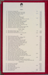 Daily menu at Chez Josephine