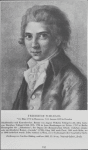 Friedrich von Schlegel. 10 März 1772 in Hannover, [died] 12. Januar 1829 in Dresden.