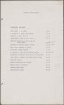 Luncheon menu, Library