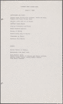 Dinner menu, Library Room