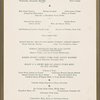 Wednesday Christmas dinner menu, Park Lounge at Park Lane
