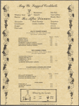 Lunch and dinner menu, J.C's