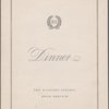 Wednesday dinner menu, The Waldorf-Astoria