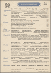 Wednesday lunch menu, The Waldorf-Astoria