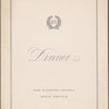 Wednesday dinner menu, The Waldorf-Astoria
