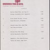 Lunch and dinner menu, Gramercy Park Hotel