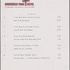 Lunch and dinner menu, Gramercy Park Hotel
