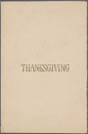 Thursday Thanksgiving dinner menu, The Carlyle