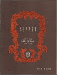 Supper menu, The Plaza, Oak Room, Hilton Hotels
