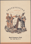 Thursday Thanksgiving dinner menu, Hotel Gramercy Park