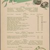 Sunday Easter dinner menu, Hotel Gramercy Park