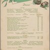 Sunday Easter dinner menu, Hotel Gramercy Park