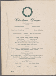 Friday Christmas dinner menu, Park Lane