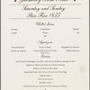 Saturday or Sunday brunch menu, Gramercy Park Hotel