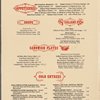 Lunch menu, Chemists' Club