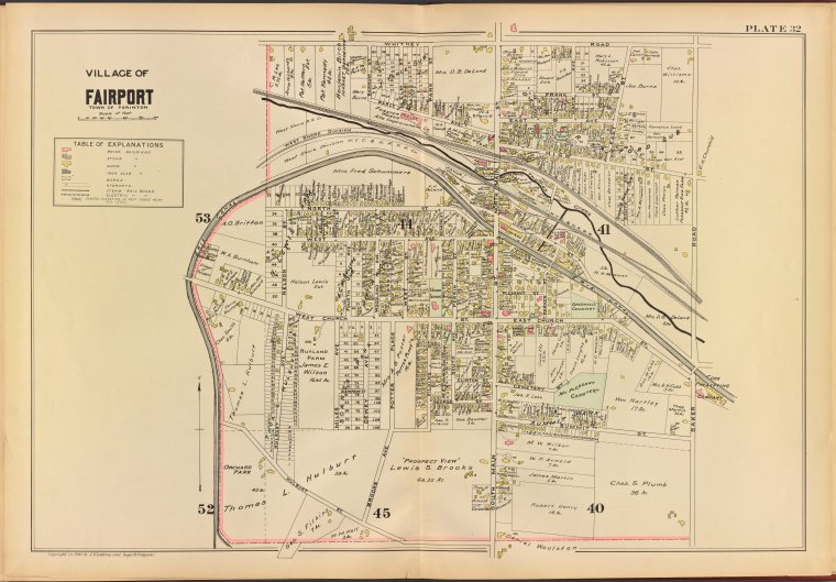 Monroe County, Sheet 1 (Left Page) NYPL Digital Collections