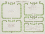 Daily menu, La Grande Cascade