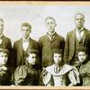 Studio portrait of Knoxville (Tenn.) College Glee Club.