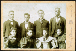 Studio portrait of Knoxville (Tenn.) College Glee Club.