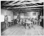 #265. Class of illiterates, Army Y.M.C.A. Building No. 1, Camp Travis, Texas.