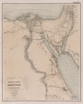 General-Karte von Aegypten und der Sinai Halbinsel mit Benutzung der handschriftlichen hydrographischen Aufnahmen des Nilthales von Linant de Bellefonds, bearbeitet und gezeichnet von H. Kiepert.