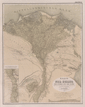 Karte vom Nil-Delta, dem Isthmus und dem Fayum [Fayyûm].