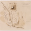 Fayyûm: Situationsplan des Labyrinths und seiner Pyramide.