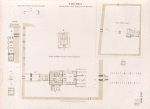 Theben [Thebes]: Grundrisse der Tempel von Karnak.
