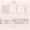 Theben [Thebes]. Memnonia: Grundriss des Tempels Sethos I.