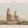 Theben [Thebes]: Ansicht der Kolosse Amenophis [Amenhotep] III. [Memnon]