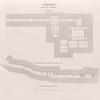 Theben [Thebes]. Bab el Meluk [Bîbân el-Mulûk]: Grundriss [und] Durchschnitt nach der Linie a.b.c. , Grab Ramses II   (No.VII).