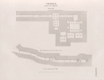 Theben [Thebes]. Bab el Meluk [Bîbân el-Mulûk]: Grundriss [und] Durchschnitt nach der Linie a.b.c. , Grab Ramses II   (No.VII).