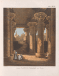 Innere Ansicht der Säulenhalle von Esneh [Isnâ].
