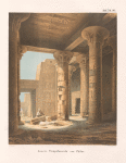 Innere Tempelansicht von Philae.