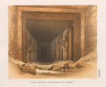 Innere Ansicht des grossen Tempels von Abusimbel [Abû Sunbul].