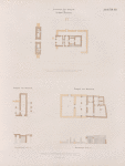 Grundriss des Tempels von Dakkeh (Pselchis) [el-Dakka]; Tempel von  Semneh [Semna]; Tempel von Kummeh [Kumma].