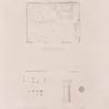 Situationsplan der Ruinen bei Sese[bi]; Grundriss des Tempels bei Sese[bi] ; Säulendetails.