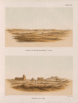 Ansicht von Mesaurât im Wadi E'Sofra [Mu.sawwarat al-.Sufrah Site]; Ansicht von Naga.