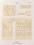Dynastie V. Pyramiden von Giseh [Jîzah]:  a.  b.  Grab 27; c. Grab 10; d. Grab 35.