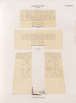 Altes Reich. Dynastie IV, V.  Pyramiden von Giseh [Jîzah]:  a. Grab 50.; b. Grab 51.;  c. Grab 51.
