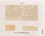 Altes Reich. Dynastie VI.   Felseninschriften:  a.  aus Wadi Maghára ; b. aus Assuan [Aswân];  c.  Steine  aus Saqara [.Saqqârah], jetzt im  K. Museum zu Berlin.