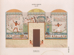 Altes Reich. Dynastie XII. Benihassan [Banî .Hasan Site]: Grab 2. Ostseite.