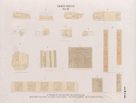 Altes Reich. Dynastie XII.  a - l  Fragmente vom Labyrinthe und seiner Pyramide [Hawara Site]; m. Inschrift einer Statue aus Theben [Thebes] [jetzt im K. Museum zu Berlin]; n. von Wadi Maghâra; o. p. von  Sarbut el Châdem.