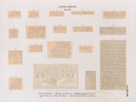 Altes Reich. Dynastie XII.  Felsenschriften: a - e. von Konosso ;  f - o.  von Kumme [Kumma] ;  p -r. Stelen von Sarbut el Châdem; s. Stele [jetzt im K. Museum zu Berlin.]