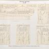 Neues Reich. Dynastie XVII. Theben [Thebes]: a. Asasif Tempel [jetzt im K. Museum zu Berlin]; b - e kleinerer Tempel in Medînet Hâbu.