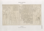Neues Reich. Dynastie XVII. Theben [Thebes]. Karnak, dritter südlicher Pylon.