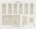 Neues Reich. Dynastie  XVIII.  Theben [ Thebes]. Grosser Tempel von Karnak: a - g  Hintere Pfeilerhalle; h. i. Seitenräume derselben.