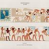 Neues Reich. Dynastie  XVIII.  Theben [Thebes]:  aus einem Grabe  von Abu el Qurna.