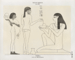 Neues Reich. Dynastie  XVIII.  Theben [Thebes]. Grab von Abd el Qurna.