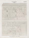 Neues Reich. Dynastie  XVIII.  Tempel von Semneh [Semna]:  Innere Ostwand.
